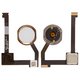 Flat Cable compatible with iPad Pro 12.9, (Home button, golden, with components)