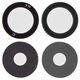Camera Lens compatible with Samsung A035F Galaxy A03, (black, without frame, set 2 pcs.)