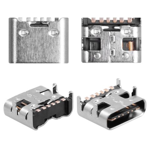 Charge Connector, 6 pin, type 2, USB type C 