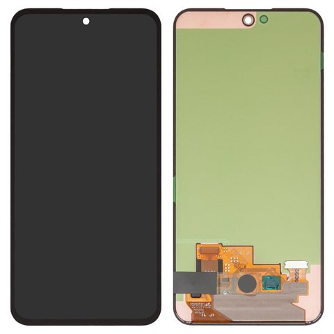 LCD compatible with Samsung A556 Galaxy A55, black, without frame, Original PRC
