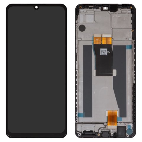 Дисплей для ZTE Blade V50 Vita, черный, с рамкой, Original PRC , LMBH067110680
