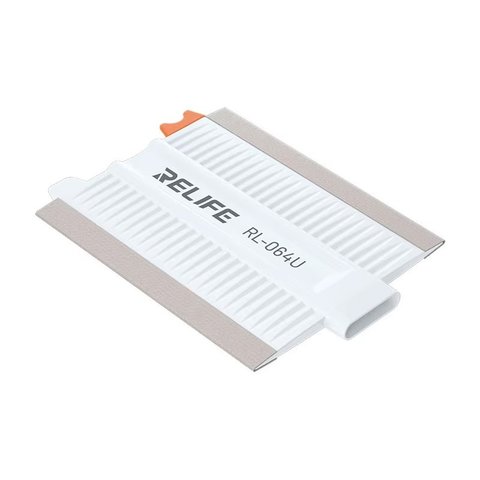 Spudger RELIFE RL 064U, for film gluing, 100 mm, plastic, white 