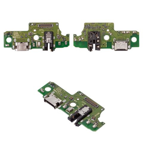 Flat Cable compatible with Samsung A146P Galaxy A14 5G, charge connector, with components, High Copy, charging board 