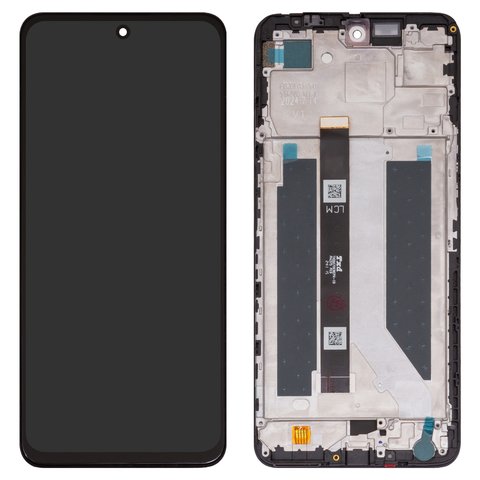 LCD compatible with ZTE Nubia Neo 2 5G Z2352N , black, with frame, High Copy, TXDI670EBEPX 19 