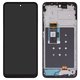 LCD compatible with Motorola Moto G13, Moto G23 XT2333, (black, with frame, High Copy)