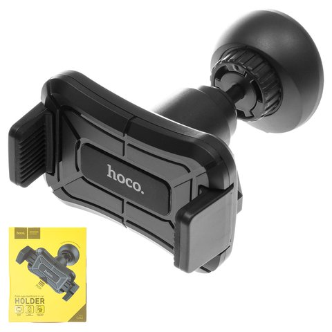 Sujetador para coche Hoco CA43, negro, base pegante