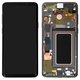 Pantalla LCD puede usarse con Samsung G965 Galaxy S9 Plus, G965F Galaxy S9 Plus, gris, con marco, Original, empaque industrial, titanium gray, #GH97-21691C/GH97-21692C