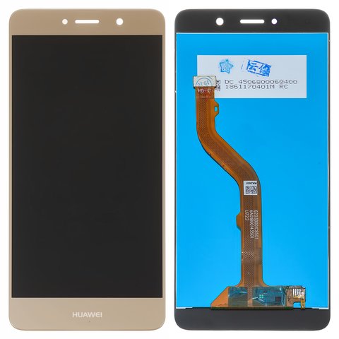 Pantalla LCD puede usarse con Huawei Y7 2017 , dorado, Logo Huawei, sin marco, original vidrio reemplazado , TRT LX1 TRT LX2 TRT L21 TRT TL00 TRT L53 TRT L21A