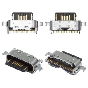 Conector de carga puede usarse con Motorola Moto G14 PAYF0010IN; Samsung A057 Galaxy A05s, 16 pin, USB tipo C