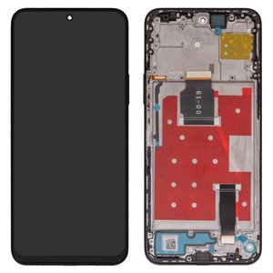 Pantalla LCD puede usarse con Huawei Honor 90 Lite, Honor X8a, negro, con marco, Original PRC , CRT LX1, CRT LX2, CRT LX3, CRT NX1