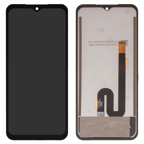 Pantalla LCD puede usarse con Ulefone Armor 21, negro, sin marco, original vidrio reemplazado