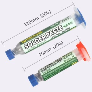 Pasta BGA Mechanic MS38, Sn 42%, Bi 58%, 138 °C, 50 g