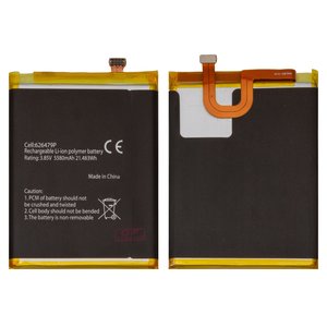 Batería 626479P puede usarse con Blackview BV9600, BV9600 Pro, Li ion, 3.85 V, 5580 mAh, Original PRC 