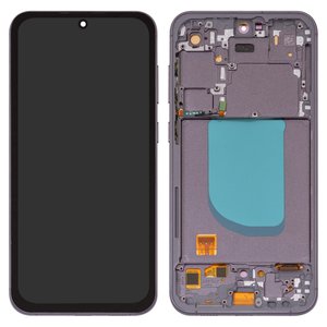 Pantalla LCD puede usarse con Samsung S711 Galaxy S23 FE, negro, con marco, High Copy, OLED 