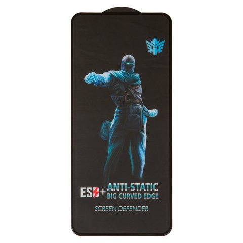 Vidrio de protección templado All Spares puede usarse con Motorola Moto G72 XT2255, Full Glue, compatible con estuche, negro, capa de adhesivo se extiende sobre toda la superficie del vidrio