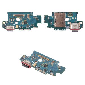 Cable flex puede usarse con Samsung S936 Galaxy S25 Plus, del conector de carga, con componentes, Original PRC , placa del cargador