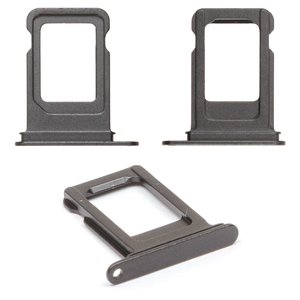 Sujetador de tarjeta SIM puede usarse con iPhone 16e, negro, Black, single sim