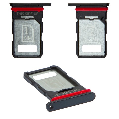 Sujetador de tarjeta SIM puede usarse con Motorola Edge 40 Neo, negro, black beauty