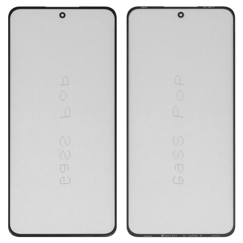 Vidrio de carcasa G+OCA PRO puede usarse con OnePlus 10R 150W , 10R 80W  , 10T, Ace Pro, con película OCA, negro