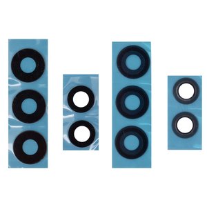 Vidrio de cámara puede usarse con Samsung A525 Galaxy A52, A725 Galaxy A72, negro, juego de 5 uds.