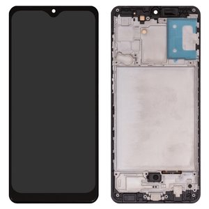 Pantalla LCD puede usarse con Samsung A315 Galaxy A31, negro, con marco, Copy, TFT 