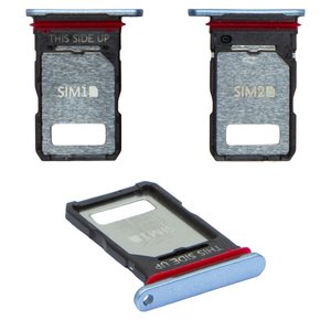 Sujetador de tarjeta SIM puede usarse con Motorola Edge 50 Fusion, azul, forest blue