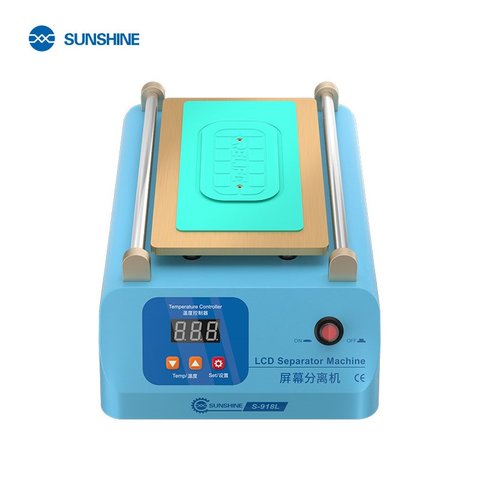 Dispositivo para despegar el módulo de pantalla Sunshine S 918L, se utiliza para pantallas de hasta 8.5", con bomba de vacío
