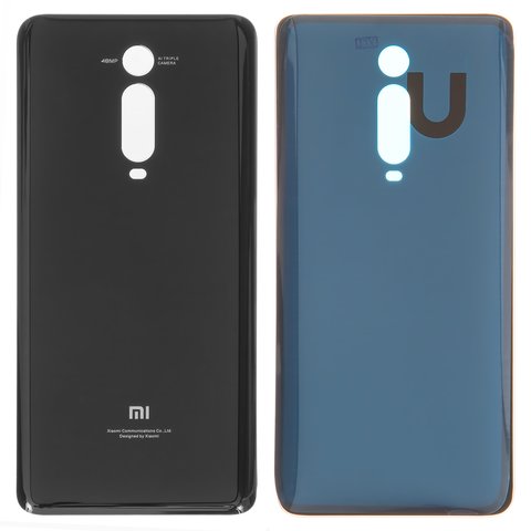 Задня панель корпуса для Xiaomi Mi 9T, Mi 9T Pro, чорна, Лого Mi, M1903F10G