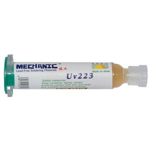 Флюс паста Mechanic UV223, для безсвинцевого паяння, нейтральний, 10 мл