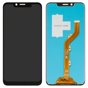 Дисплей для Tecno Camon 11s CB7 , черный, без рамки, High Copy