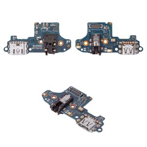 Шлейф для Realme 3, 3i, коннектора наушников, коннектора зарядки, с микрофоном, Сopy, плата зарядки