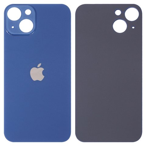 Задняя панель корпуса для iPhone 13, синяя, не нужно снимать стекло камеры, Original PRC , big hole