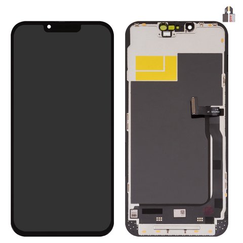 Дисплей для iPhone 13 Pro Max, черный, с рамкой, AAA, TFT , ZY, LTPS HD+