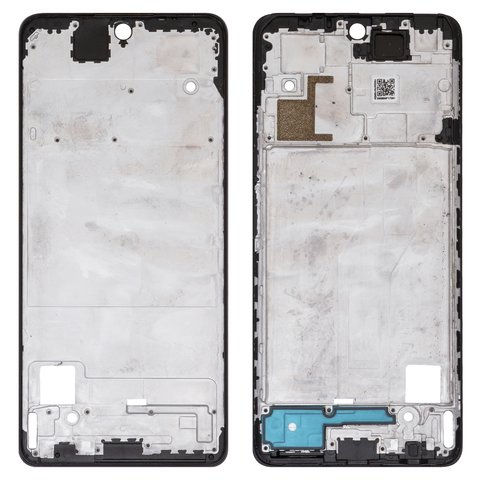Рамка крепления дисплея для Xiaomi Redmi Note 10 Pro, Redmi Note 10 Pro Max, черная