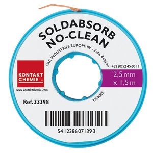 Стрічка для випаювання Kontakt Chemie SOLDABSORB, Ш  2,5 мм, Д  1,5 м