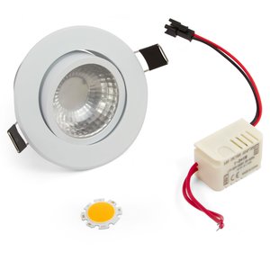 Juego para armar lámpara LED de techo COB 3 W (luz blanca tíbia) Juego para armar lámpara LED de techo COB 3 W (luz blanca tíbia)